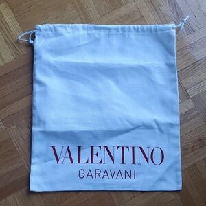 Valentino Garavani White 100% Recycled Cotton Dust Bag